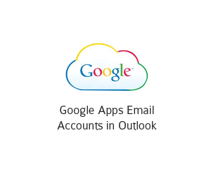 Google apps email accounts in outlook