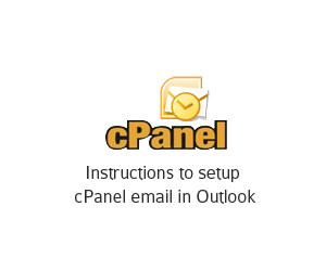 Instruction to set up cPanel email in Outlook