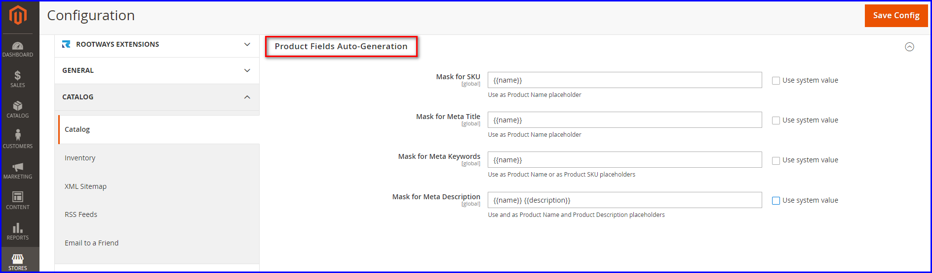 How to set product Fields Auto-Generation in Magento 2