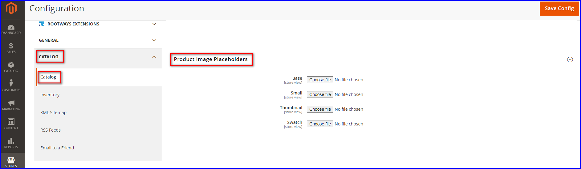 Uploading a Product Image Placeholder in Magento 2