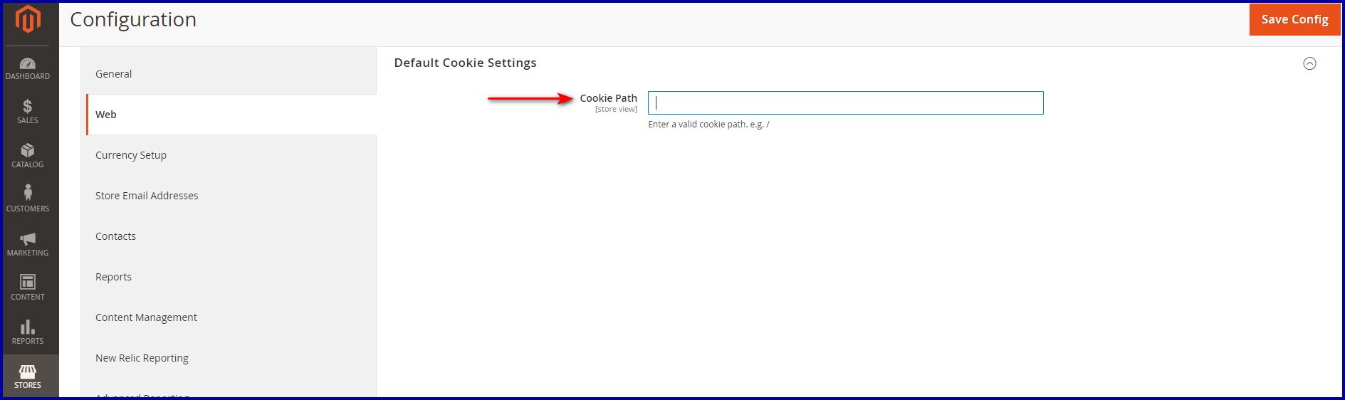 How to set Cookie Path in Magento 2